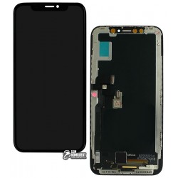 Дисплей iPhone X, черный, с сенсорным экраном (дисплейный модуль), (TFT), Сopy Дисплей iPhone X, черный, с сенсорным экраном (дисплейный модуль), (TFT), Сopy