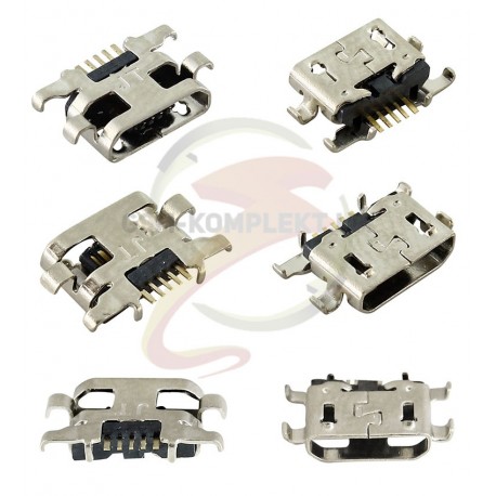Коннектор зарядки для Doogee X9 mini, T6 Lenovo A6020, 5 pin, micro-USB
