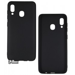 Чехол для Samsung A305 Galaxy A30 (2019), Joy, силиконовый, матовый, черный