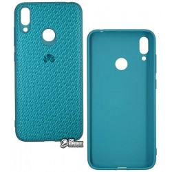 Чехол для Huawei Y7 2019, Carbon, силиконовый