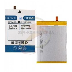 Аккумулятор NB-5530 для Nomi i5530 Space X, Li-ion, 3,7 В, 2300 мАч, original Аккумулятор NB-5530 для Nomi i5530 Space X, Li-ion, 3,7 В, 2300 мАч, original