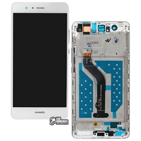 Дисплей для Huawei P9 Lite, белый, с сенсорным экраном (дсплейный модуль), с рамкой, Original (PRC), VNS-L21/VNS-L31