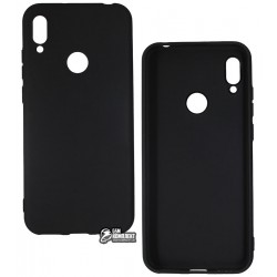 Чехол для Huawei Y6 (2019), Joy, силиконовый, матовый, черный