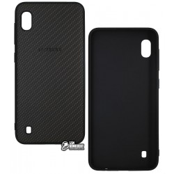 Чехол для Samsung A105 Galaxy A10 (2019), Carbon, силиконовый Чехол для Samsung A105 Galaxy A10 (2019), Carbon, силиконовый