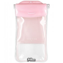 Подводный чехол Baseus Safe Airbag для телефона 5,5", аквабокс, розовый, (ACFSD-C04)