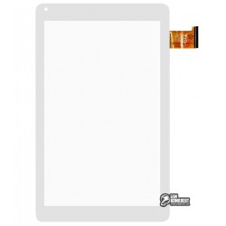 Тачскрін (сенсорний екран, сенсор) для китайського планшета 10.1, 50 pin, з маркуванням YTG-G10057-F1, для Bravis NP 104 3G, розмір 257 * 157 мм, білий Тачскрін (сенсорний екран, сенсор) для китайського планшета 10.1, 50 pin, з маркуванням YTG-G10057-F1, для Bravis NP 104 3G, розмір 257 * 157 мм, білий