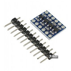 Модуль преобразования логических уровней 5V-3V Arduino двунаправленный, 4 канала I2C, UART, SPI Модуль преобразования логических уровней 5V-3V Arduino двунаправленный, 4 канала I2C, UART, SPI