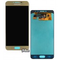 Дисплей для Samsung C5000 Galaxy C5, золотистий колір, з сенсорним екраном (дисплейний модуль), оригінал (PRC)
