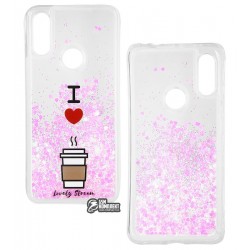 Чехол для Xiaomi Redmi 7, Lovely Stream, силиконовый с жидкостью, (i love coffee) Чехол для Xiaomi Redmi 7, Lovely Stream, силиконовый с жидкостью, (i love coffee)