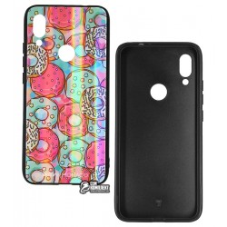 Чехол для Xiaomi Redmi 7, WAVE Monaco Case, силикон-стекло, пончик