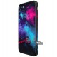 Чехол для iPhone 7, iPhone 8, HQ Glass Pictures case 360, силикон-стекло, star