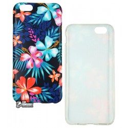 Чехол для iPhone 6, iPhone 6s, Art of flower, синий Чехол для iPhone 6, iPhone 6s, Art of flower, синий
