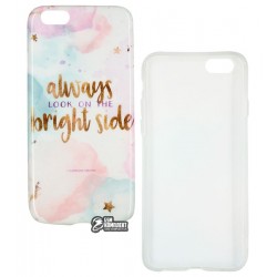 Чехол для iPhone 6, iPhone 6s, Light Mramor case 360, силиконовый, right side