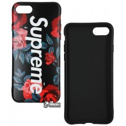 Чехол для iPhone 7, iPhone 8, IMD case Young style, силиконовый, Supreme