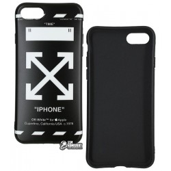 Чехол для iPhone 7, iPhone 8, IMD case Young style, силиконовый, Off-White