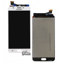 Дисплей для Samsung G610 Galaxy J7 Prime, SM-G610 Galaxy On Nxt, білий, з сенсорним екраном (дисплейний модуль), оригінал (PRC)