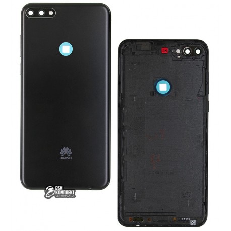 Задняя панель корпуса для Huawei Y7 Prime (2018), черная
