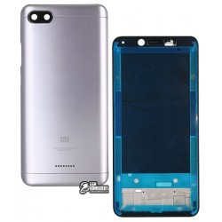 Корпус Xiaomi Redmi 6A, оригінал (PRC), сірий колір