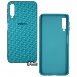 Чехол для Samsung A750 Galaxy A7 (2018), Carbon, силиконовый