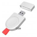 Зарядний пристрій для Apple Watch, Portable Magnetic iWatch Charger (white)