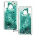 Чохол для Samsung Galaxy A20 / A30 A205F / A305F, Lovely Stream, силіконовий з рідиною, (green herbs)