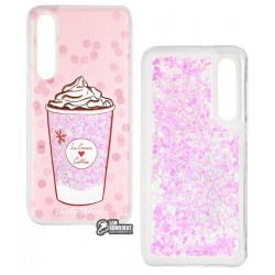 Чехол для Xiaomi Mi9 SE, Lovely Stream, силиконовый с жидкостью, (ice cream coffee pink) Чехол для Xiaomi Mi9 SE, Lovely Stream, силиконовый с жидкостью, (ice cream coffee pink)