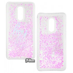 Чехол для Xiaomi Redmi Note 4X, Lovely Stream, силиконовый с жидкостью, (boy bye)