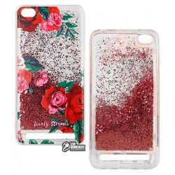 Чехол для Xiaomi Redmi 5A, Lovely Stream, силиконовый с жидкостью, (red rose) Чехол для Xiaomi Redmi 5A, Lovely Stream, силиконовый с жидкостью, (red rose)