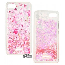 Чехол для Xiaomi Redmi 6A More pink flowers)
