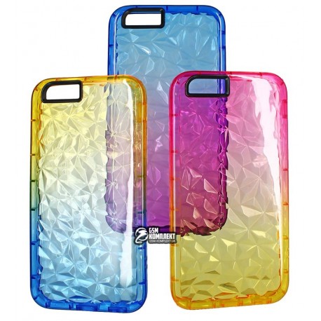 Чехол для iPhone 6, iPhone 6s, Gradient gelin case (TPU), силиконовый, прозрачный