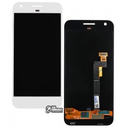 Дисплей для HTC S1 Google Pixel, белый, с сенсорным экраном (дисплейный модуль)