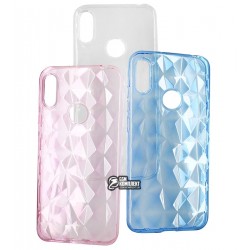 Чехол для Huawei Y6 2019/Honor 8A, TPU Prism, силиконовый, прозрачный