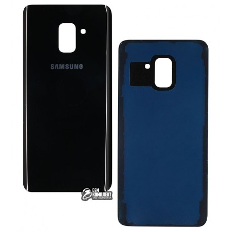 Задняя панель корпуса для Samsung A730F Galaxy A8+ (2018), A730F/DS Galaxy A8+ (2018), черная