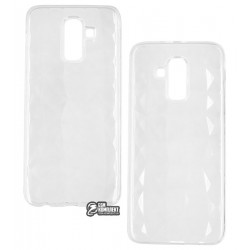 Чехол для Samsung Galaxy J8 2018, J810F, TPU Prism, силиконовый, прозрачный, clear