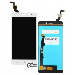 Дисплей для Lenovo K6 (K33a48), белый, с сенсорным экраном