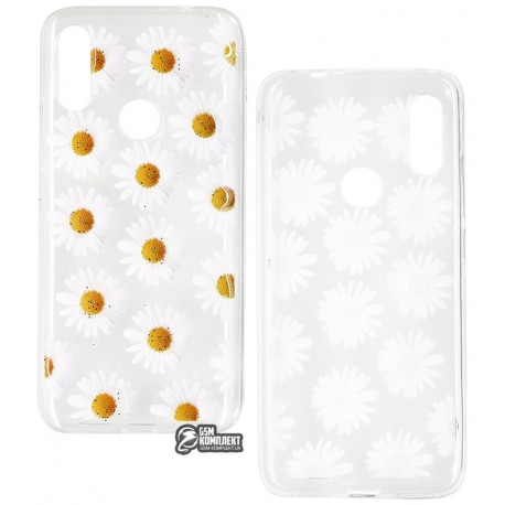 Чехол для Xiaomi Redmi 7, Juicy Print, силиконовый, ромашка Чехол для Xiaomi Redmi 7, Juicy Print, силиконовый, ромашка