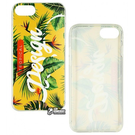 Чехол для iPhone 7, iPhone 8, Lovely Case Young Style, силиконовый, tropical