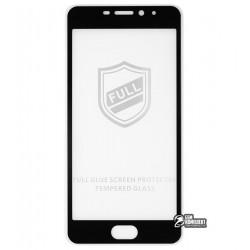 Закаленное защитное стекло для Meizu M5 NOTE, 0,26 mm 9H, 2.5D, Full Glue, черное