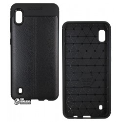 Чехол для Samsung A105F Galaxy A10, Ultimate Experience Leather, силиконовый, черный Чехол для Samsung A105F Galaxy A10, Ultimate Experience Leather, силиконовый, черный