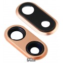 Скло камери для iPhone 8 Plus, золотистий колір
