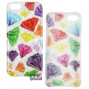 Чохол для iPhone 5 / 5s / SE, Blood of Jelly Cute case, силікон (colorful diamonds)