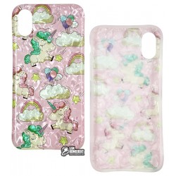 Чехол для iPhone X, iPhone Xs, Blood of Jelly Cute case, силикон (Many unicorns) Чехол для iPhone X, iPhone Xs, Blood of Jelly Cute case, силикон (Many unicorns)