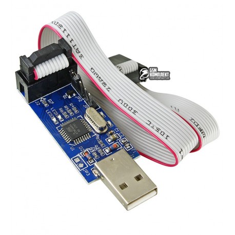 Программатор USBASP-ISP AVR, со шлейфом