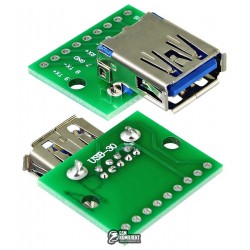 Гнездо USB3.0 на PCB плате