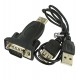 Переходник CBR USB - RS232, штекер USB- шттекер RS232