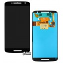 Дисплей для Motorola XT1562 Moto X Play, XT1563 Moto X Play, чорний, з сенсорним екраном (дисплейний модуль), China quality