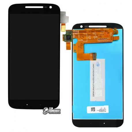 Дисплей для Motorola XT1622 Moto G4, XT1625 Moto G4 LTE, чорний, з сенсорним екраном (дисплейний модуль)