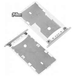 Держатель SIM-карты для Xiaomi Redmi Note 4X, серебристый