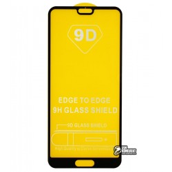 Закаленное защитное стекло для Huawei P20, 0,26 мм 9H, 2,5D, Full Glue, черное