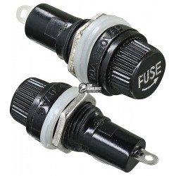 Держатель предохранителя (Fuse) 5х20мм, 10А, черный Держатель предохранителя (Fuse) 5х20мм, 10А, черный